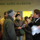 People outside the closed Van Gogh Museum in Amsterdam after Durham’s 2002 theft.